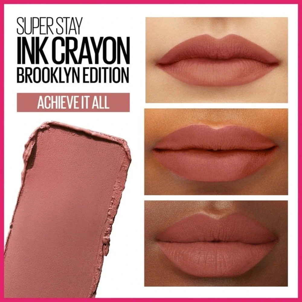 Maybelline Super Stay Ink‎ Crayon Lipstick Makeup, Precision Tip